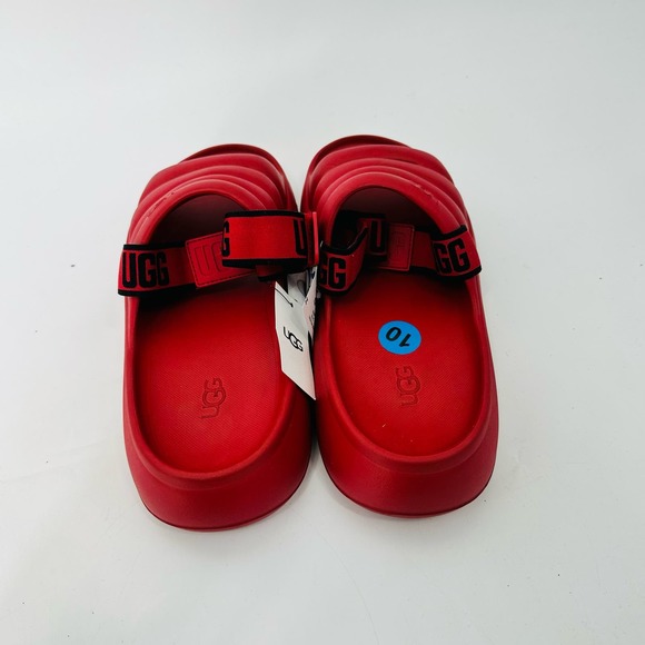 UGG Men's Sport Yeah Red/Black Strap Sandals Size 10 NEW With Tags - Picture 5 of 7